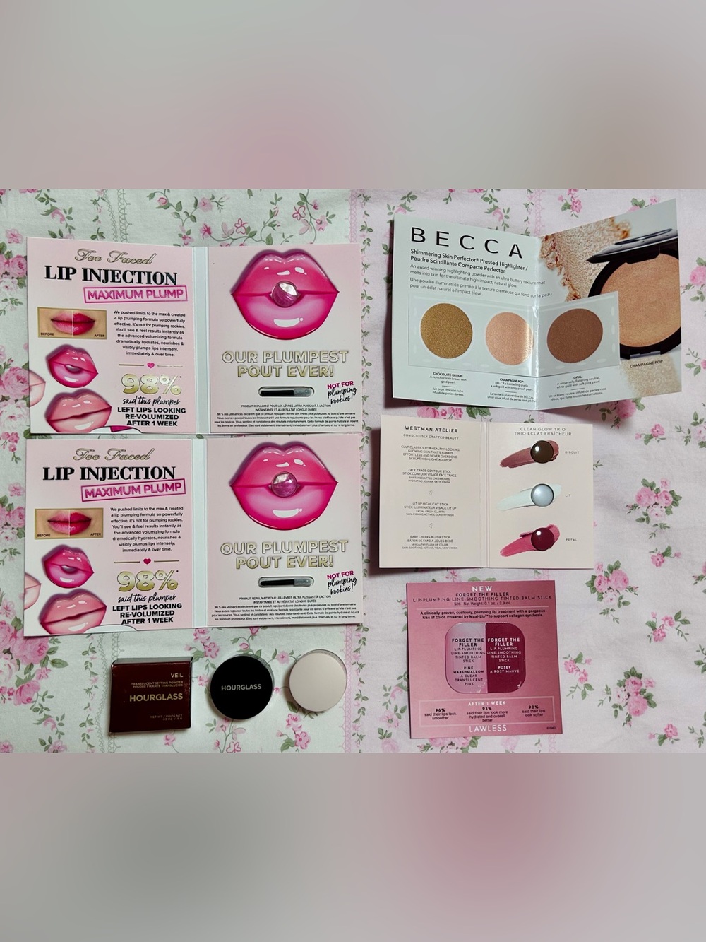 Sephora Beauty Insider - Lip and Powder Lot of 7